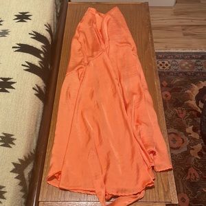 Free People Silk Wrap Skirt